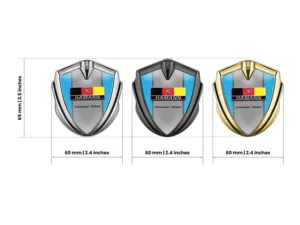 Hamann Domed Emblem Badge Racing Look Glossy 